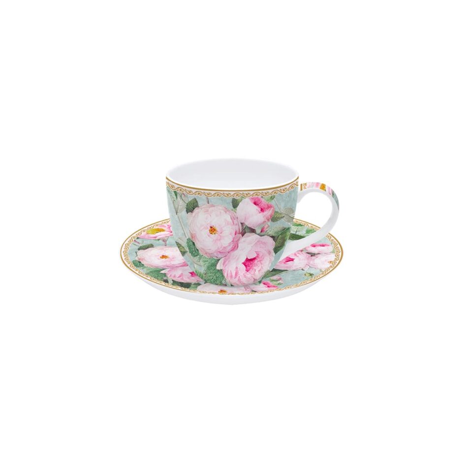 Tasse avec soucoupe ROSES IN BLOOM