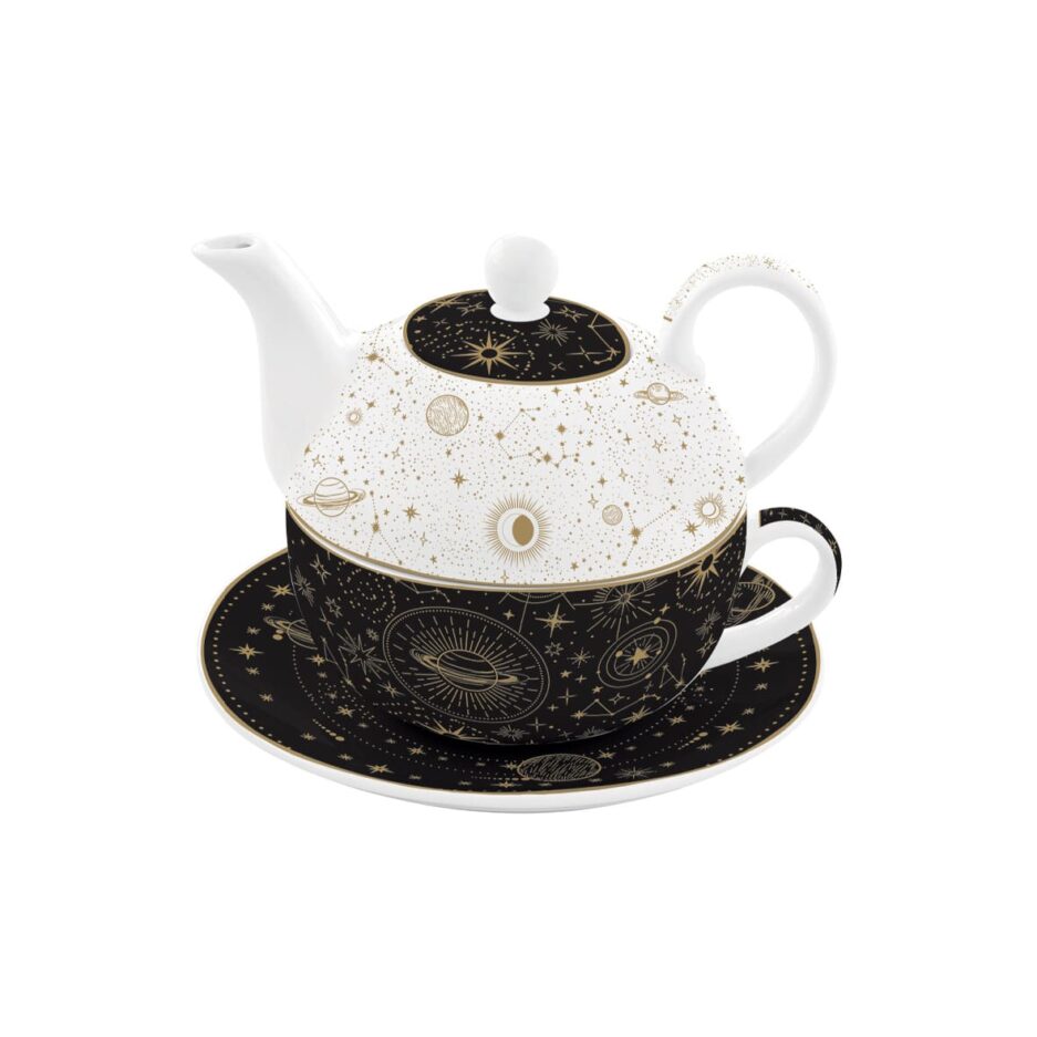 Tea for one 350 ml in porc. in color box CELESTIAL