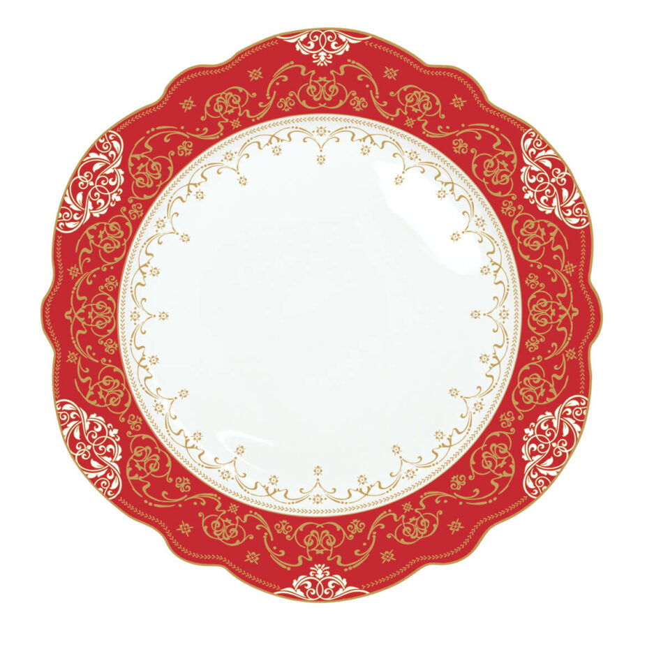 Porcelain dinner plates Ø 26 cm