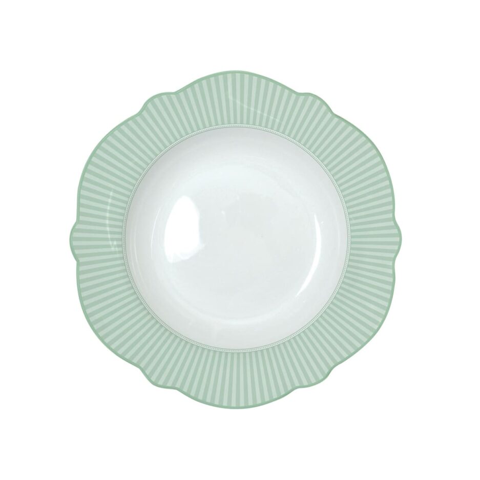 Porcelain soup plate Ø 23 cm FLORAISON