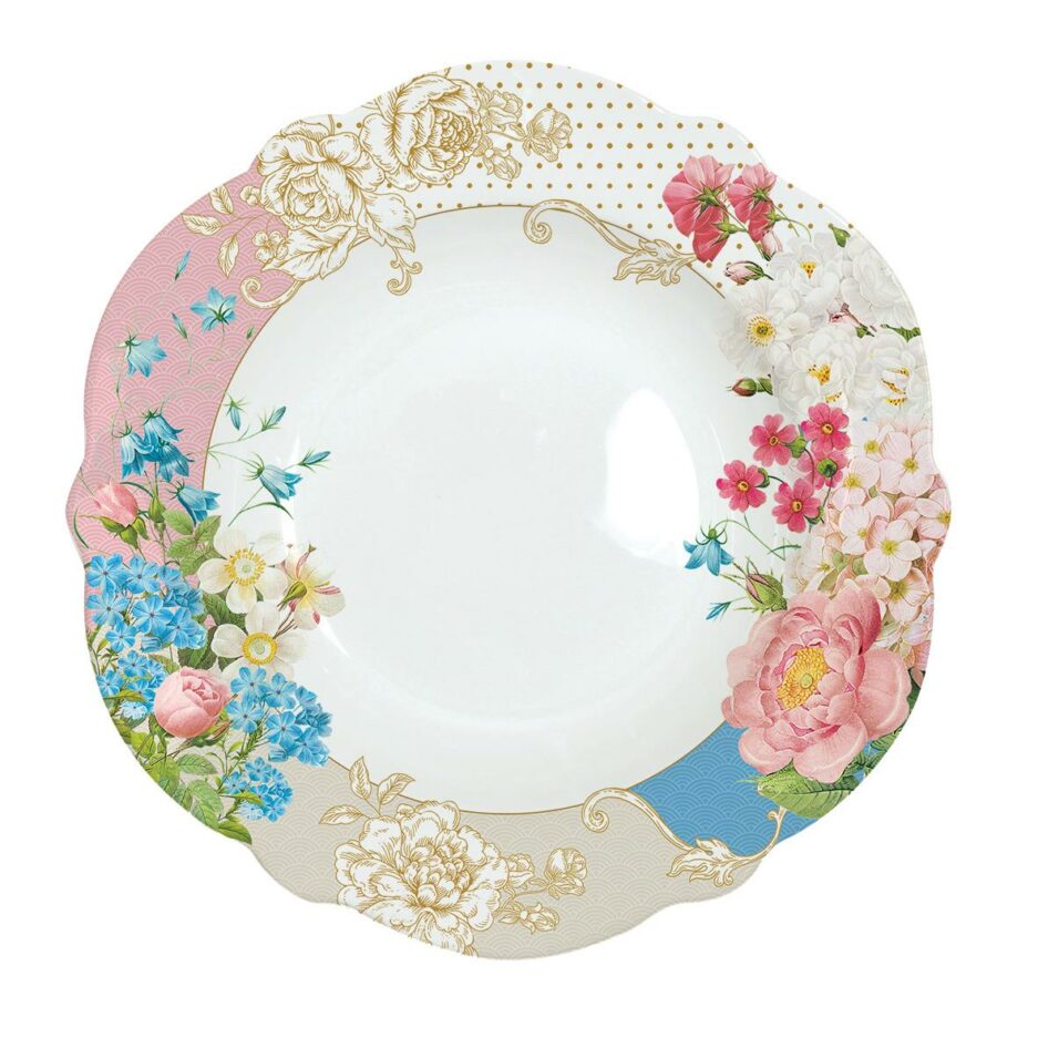 Set 6 Porcelain soup plates Ø23 cm