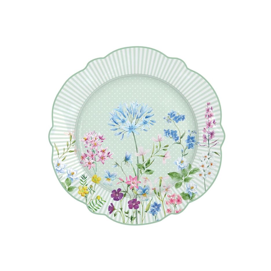 Porcelain side plate Ø 20 cm FLORAISON
