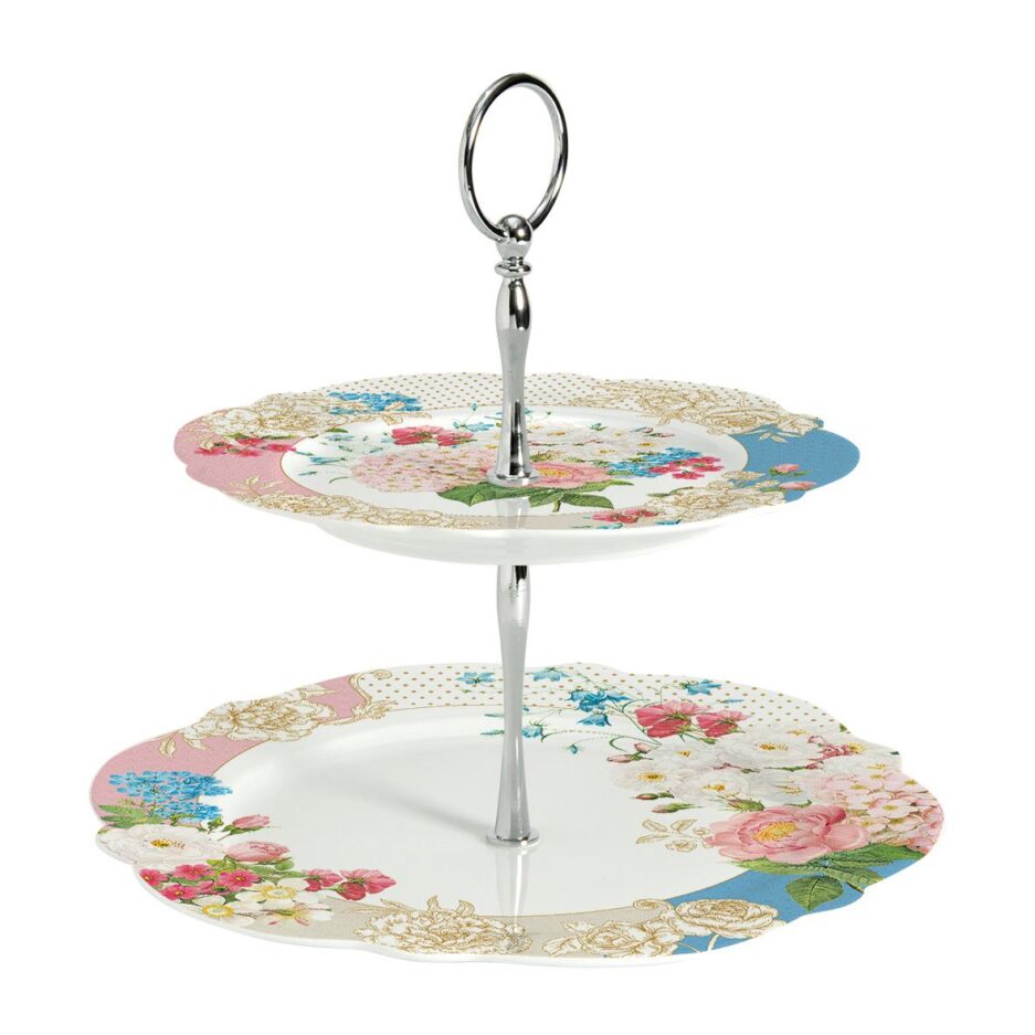 2 tiers cake plate Ø20/26 cm in gift box