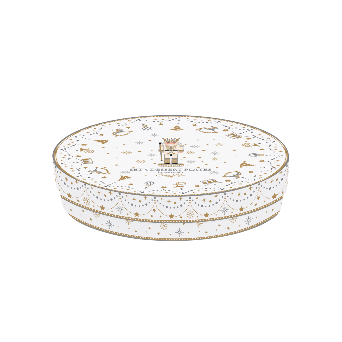 Alternative view of Set de 4 assiettes à dessert en porcelaine Ø 19 cm ROYAL NUTCRACKER