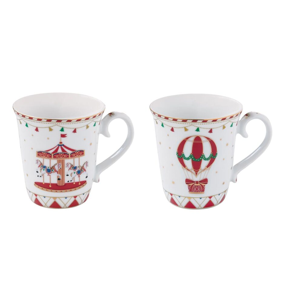 Ensemble de 2 tasses CHRISTMAS WONDERLAND