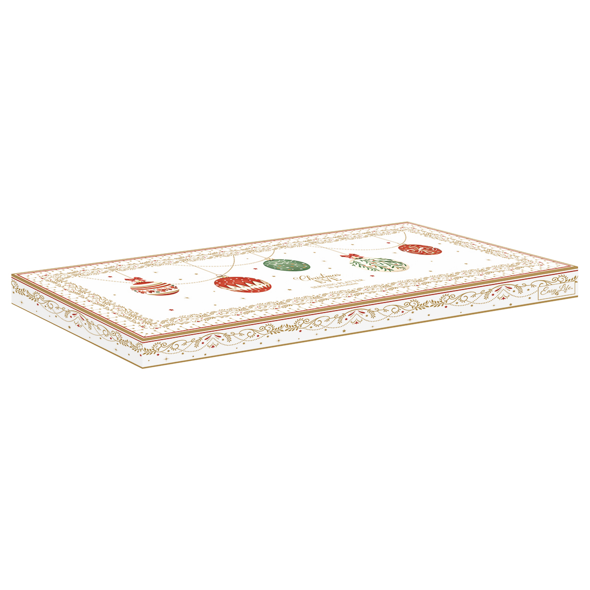 Alternative view of Piatto da portata in porcellana 35x15 cm CHRISTMAS EVE