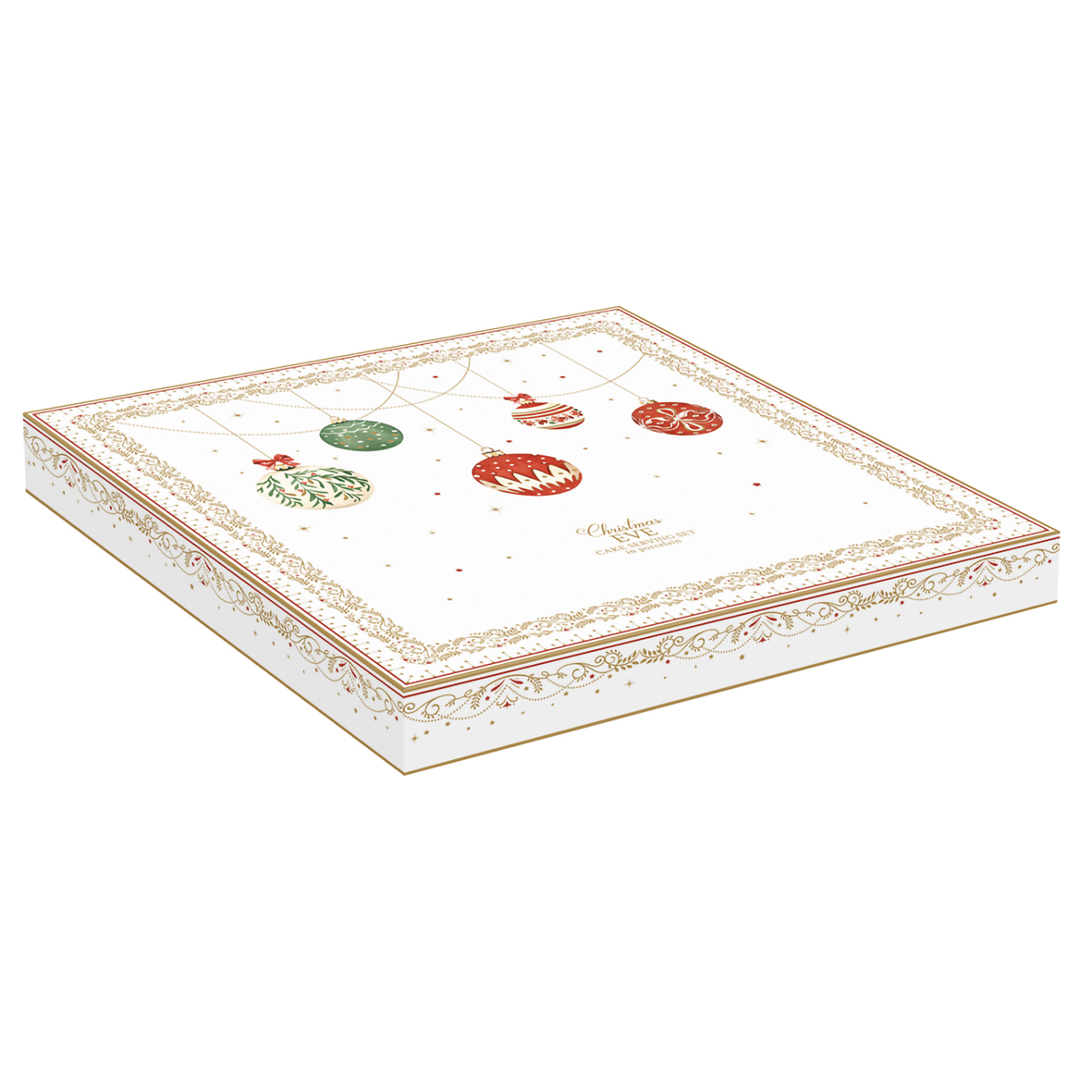 Alternative view of Piatto torta con paletta in porcellana Ø 32 cm CHRISTMAS EVE