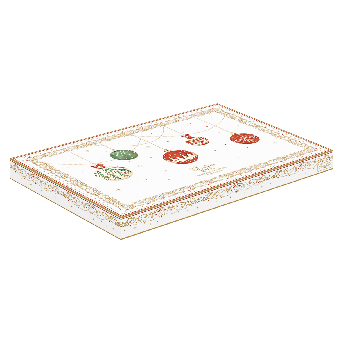 Alternative view of Piatto da portata in porcellana 35x23,5 cm CHRISTMAS EVE