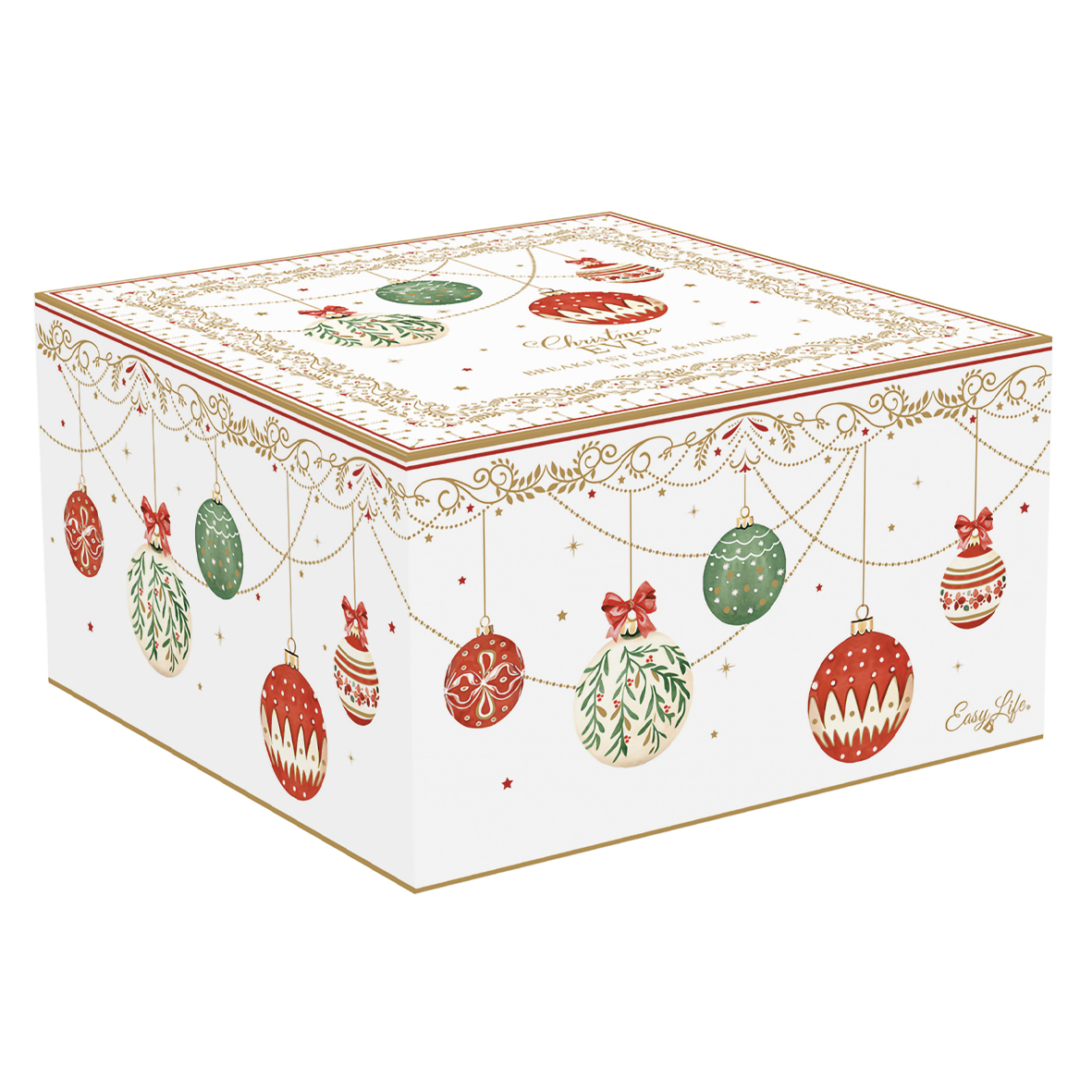 Alternative view of Tazza colazione con piatto in porcellana 370 ml CHRISTMAS EVE