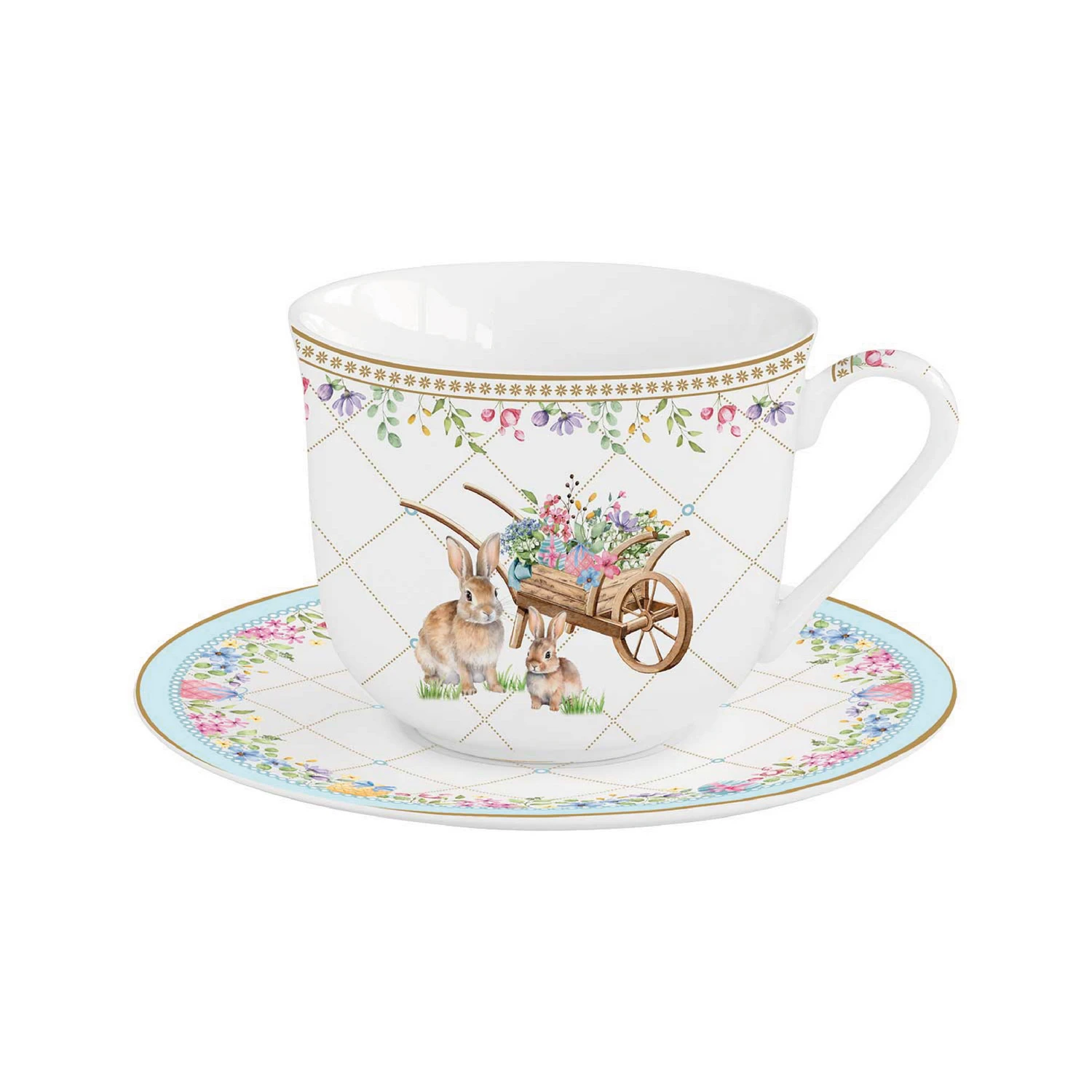 Breakfast cup 400 ml SPRING BLOOM