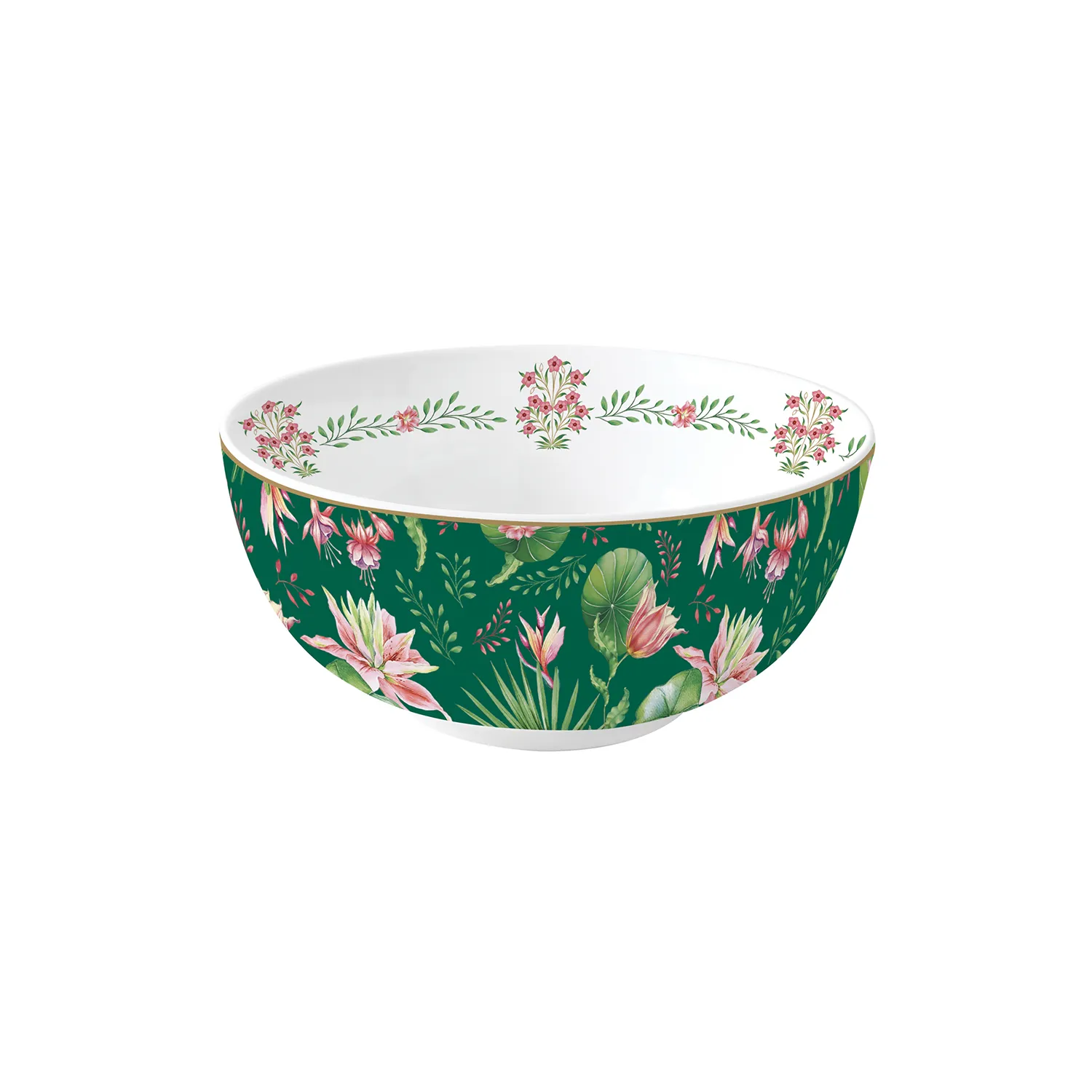 Bowl in porcelain Ø 15 cm BOTANIC CHIC