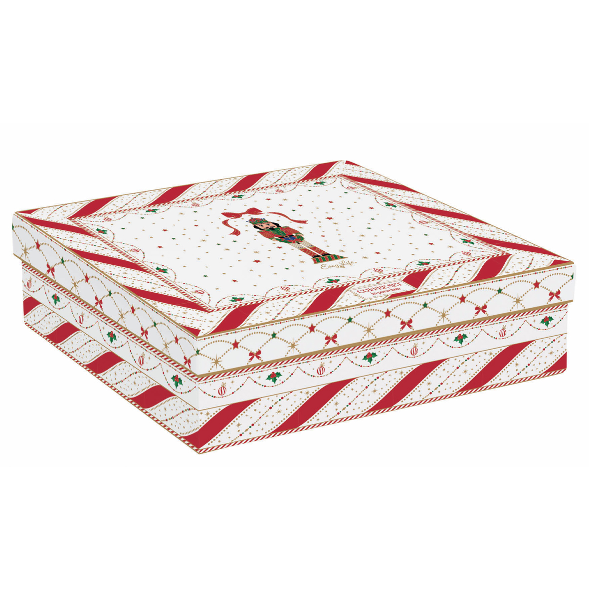 Set 6 tazzine caffè con piattino in porcellana 100 ml NUTCRACKER TWIST - immagine 3