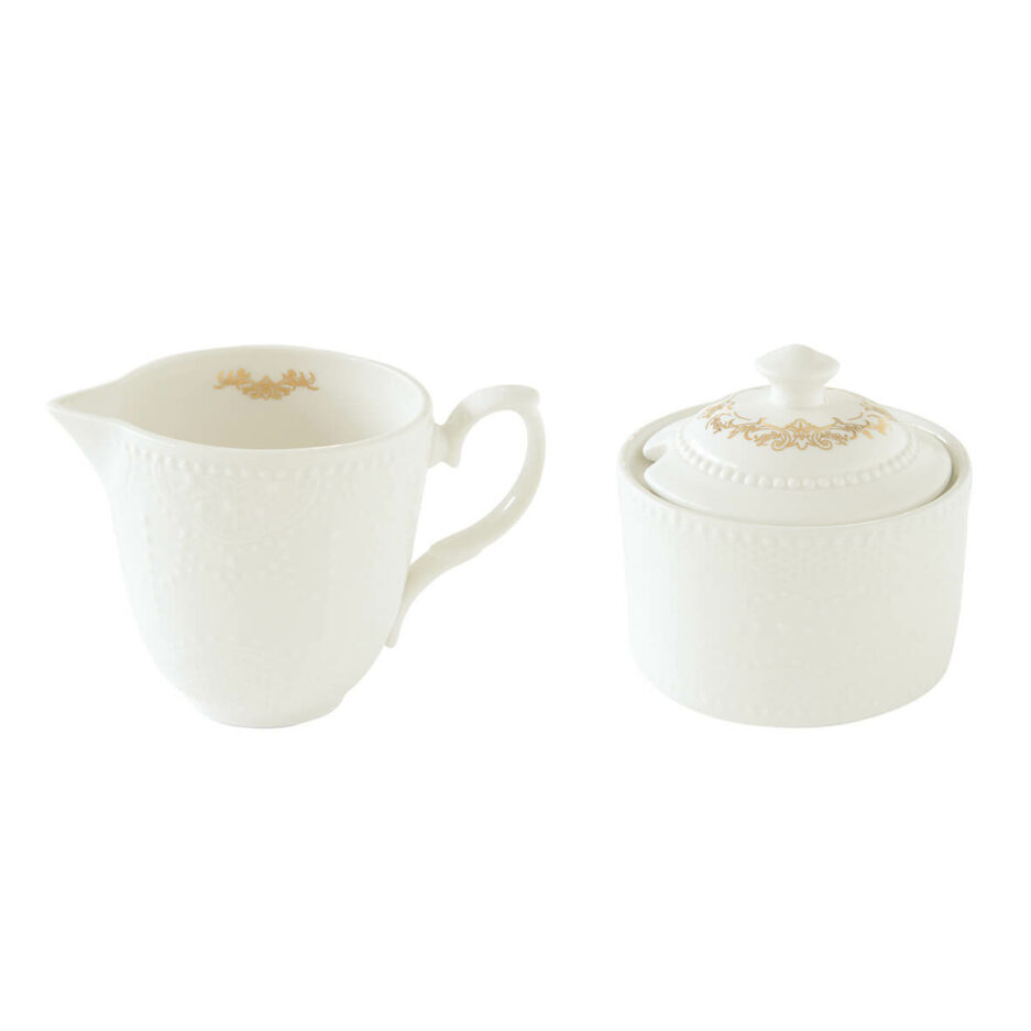 Porcelain Creamer & Sugar 250 ml in color box