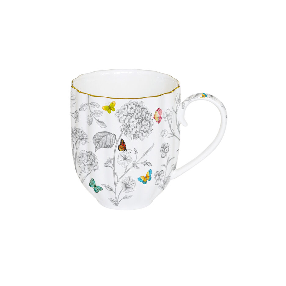 Mug FLEURS ET PAPILLONS