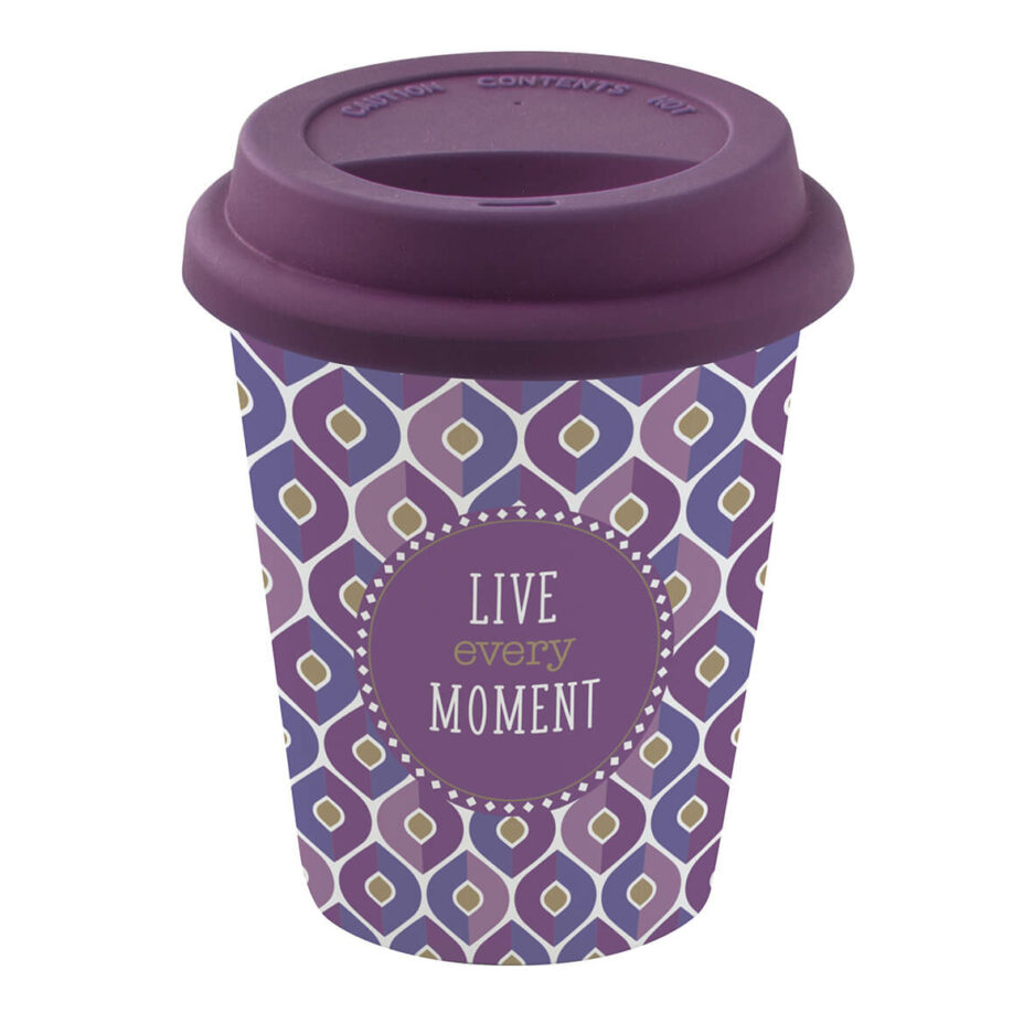 Travel mug 220 ml in scatola LIVE EVERY MOMENT