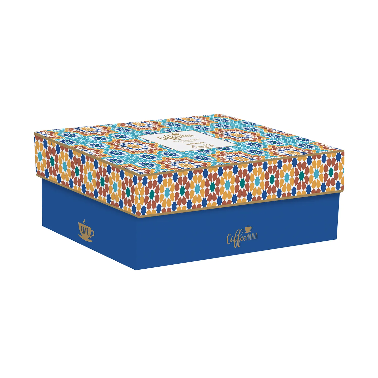 Set 2 tazze con piattino in porcellana 240 ml MARRAKECH - immagine 3