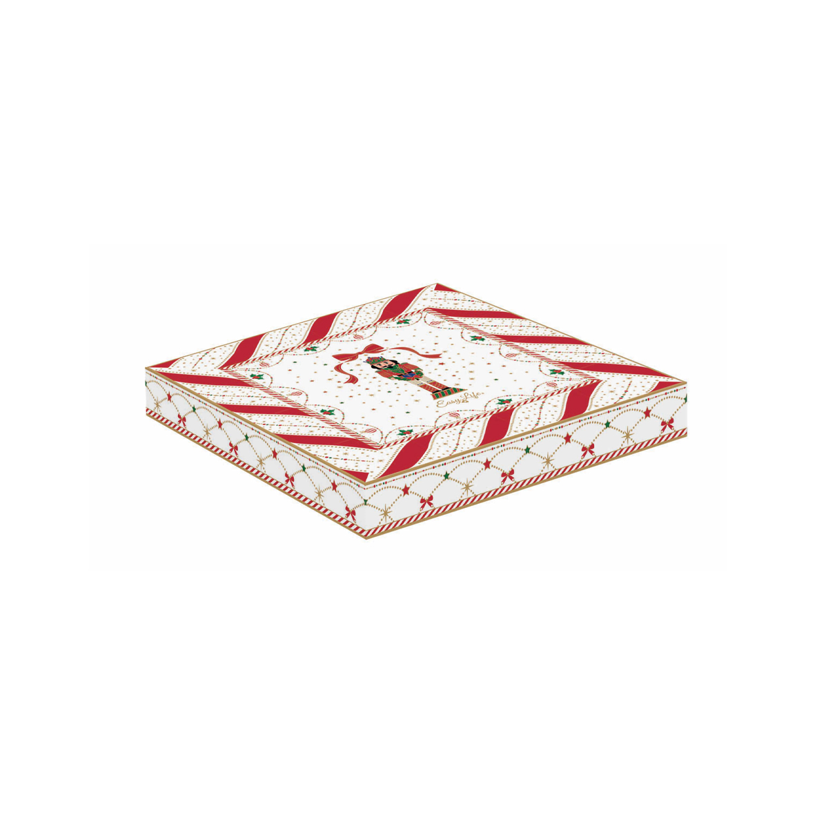 Alternative view of Assiette à étoile en porcelaine  Ø 19,5 cm NUTCRACKER TWIST