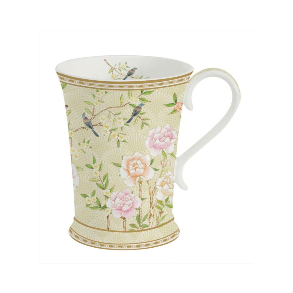 Single mug in bone china 270ml in color box