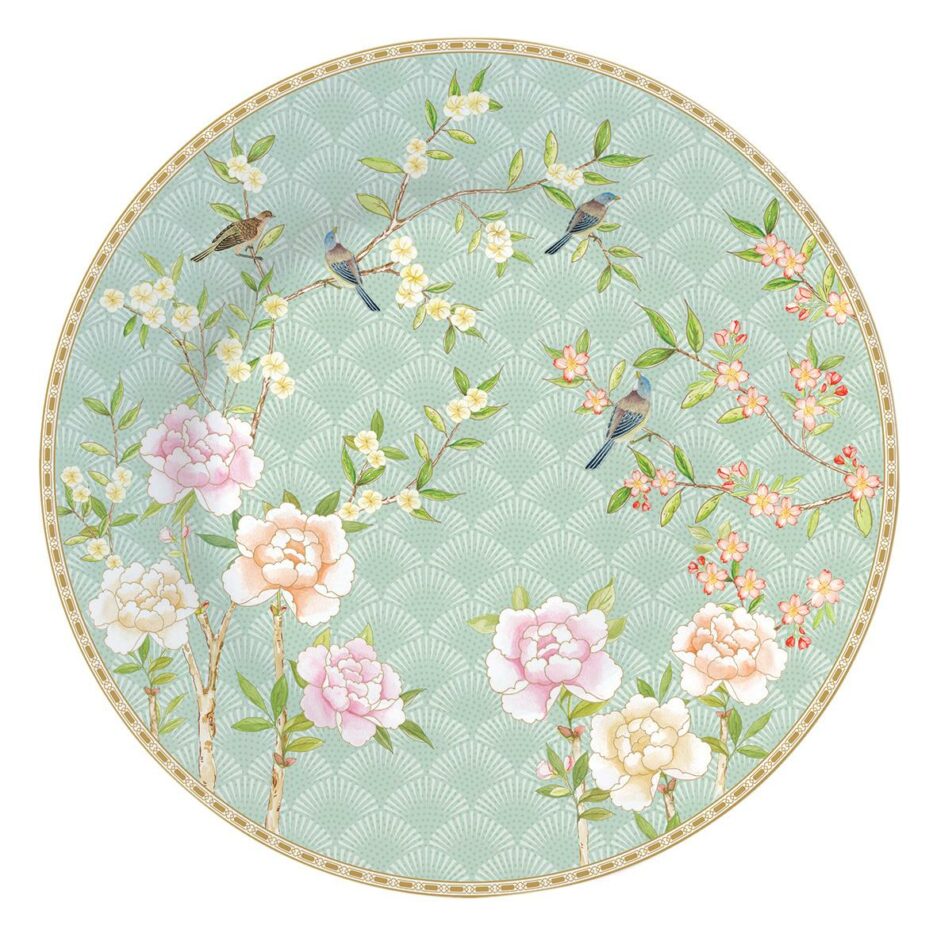 Plate Ø19 cm in bone china bulk
