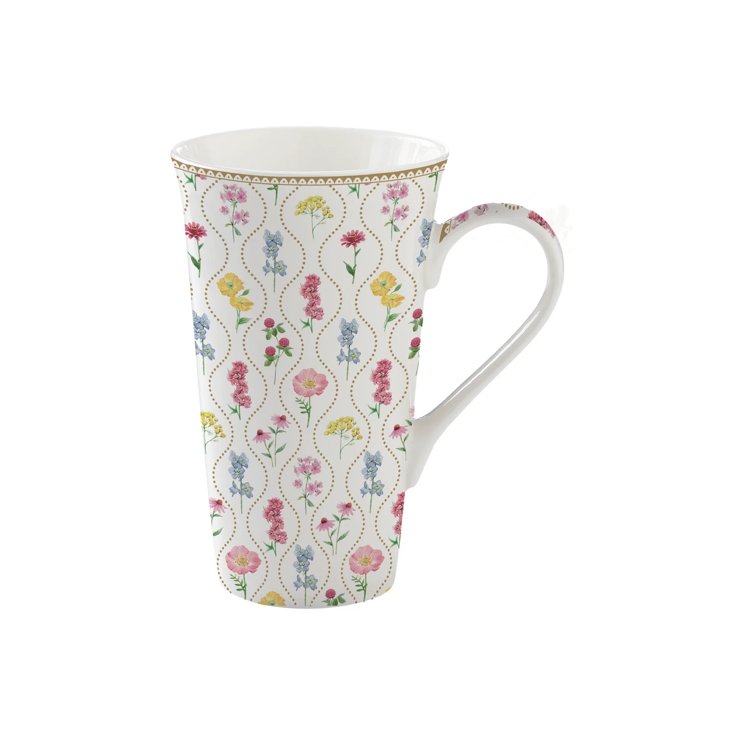 Mug in porcelain 600 ml MEADOW FLOWERS