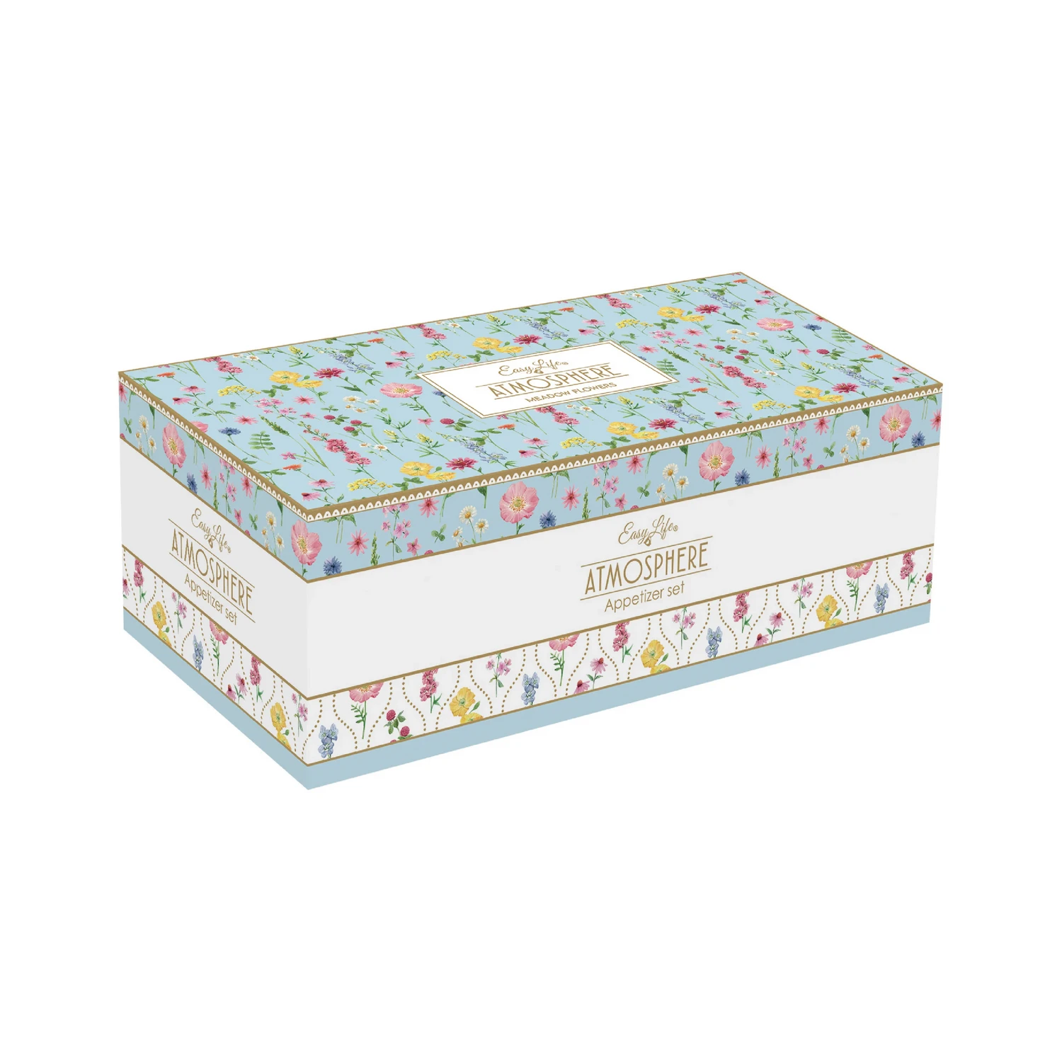 Alternative view of Set apéritif en porcelaine 29x13 cm MEADOW FLOWERS