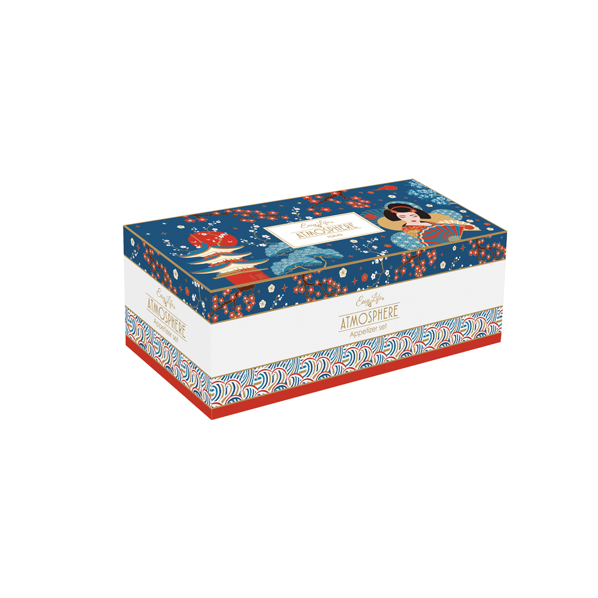 Coffret Apéritif En Acacia Avec 4 Coupelles Et Plateau - Style Exotic Vibes, Dimensions 29x13 Cm