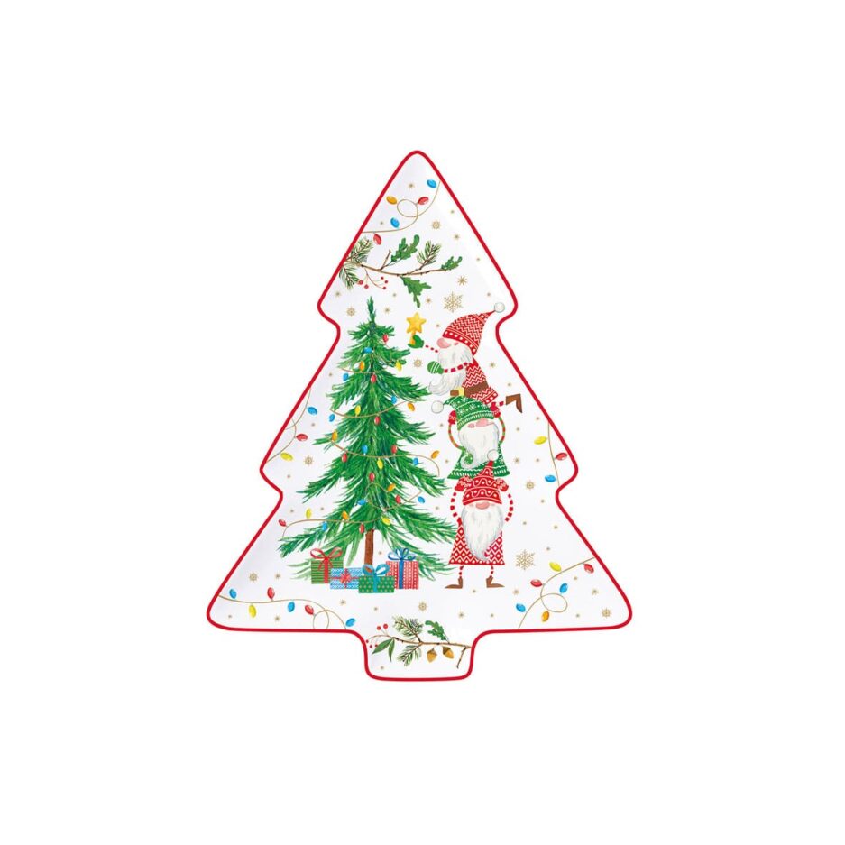Assiette en forme de sapin Ready For CHRISTMAS