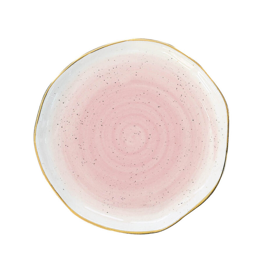 Set 6 piatti in porcellana Ø10 cm. PINK
