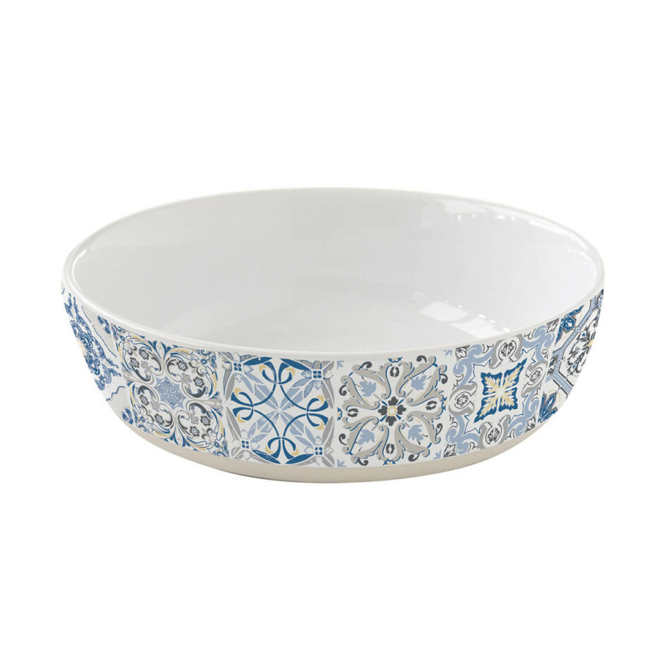 Set 6 soup bowl Ø18 cm in porcelain BLUE
