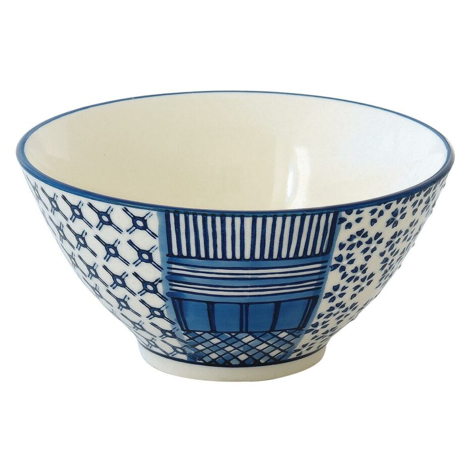 Set 6 Stoneware hand painted bowl Ø15 cm bulk