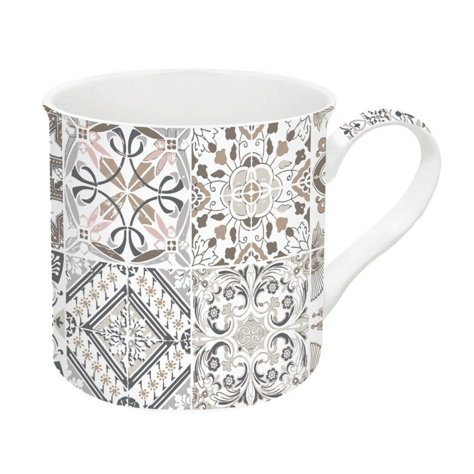 Fine China mug 300 ml in gift box GREY