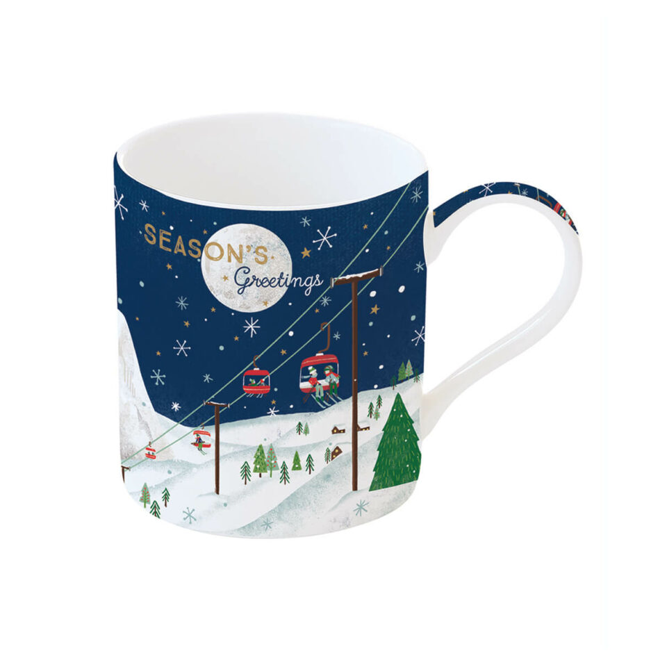 Porcelain mug 350 ml MOUNTAIN