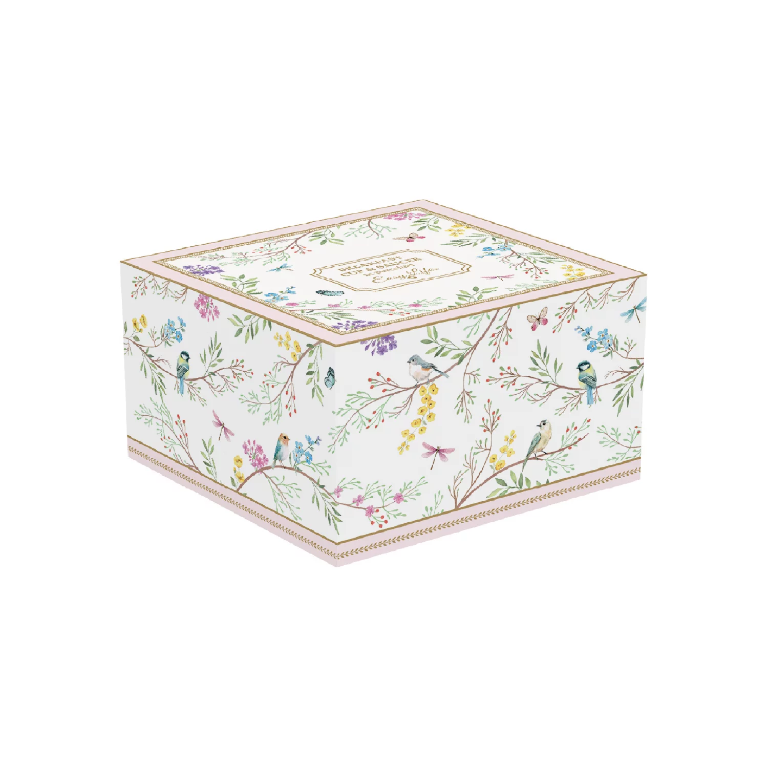 Alternative view of Breakfast porcelain cup with saucer 350 ml BIRDS MELODY