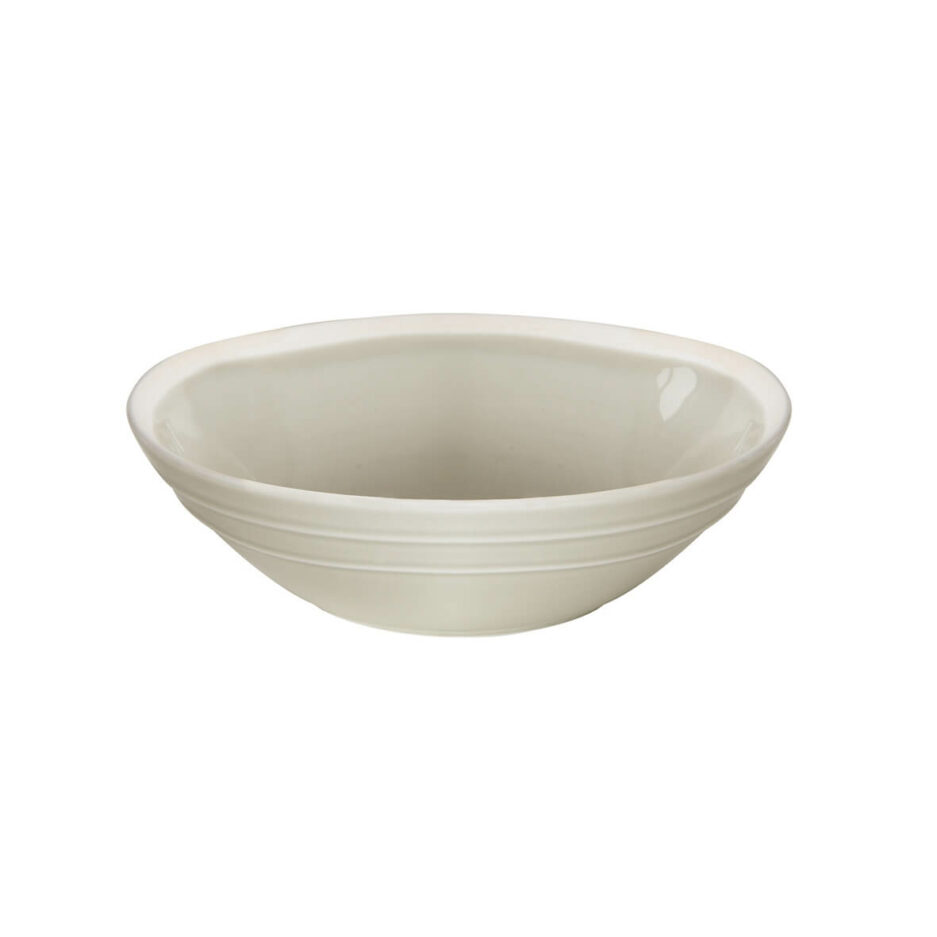 Set 6 porcelain soup plate Ø 18 cm LIGHT GREY