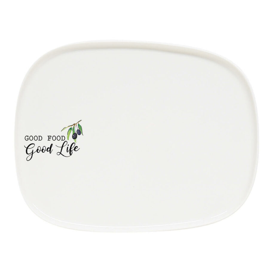 Ensemble de 4 assiettes plates KITCHEN ELEMENTS