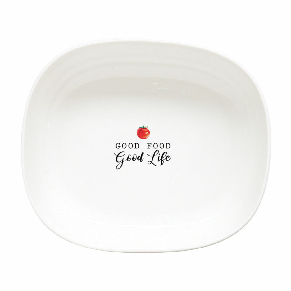Set 4 porcelain soup plate 19,5x17 cm KITCHEN ELEMENTS