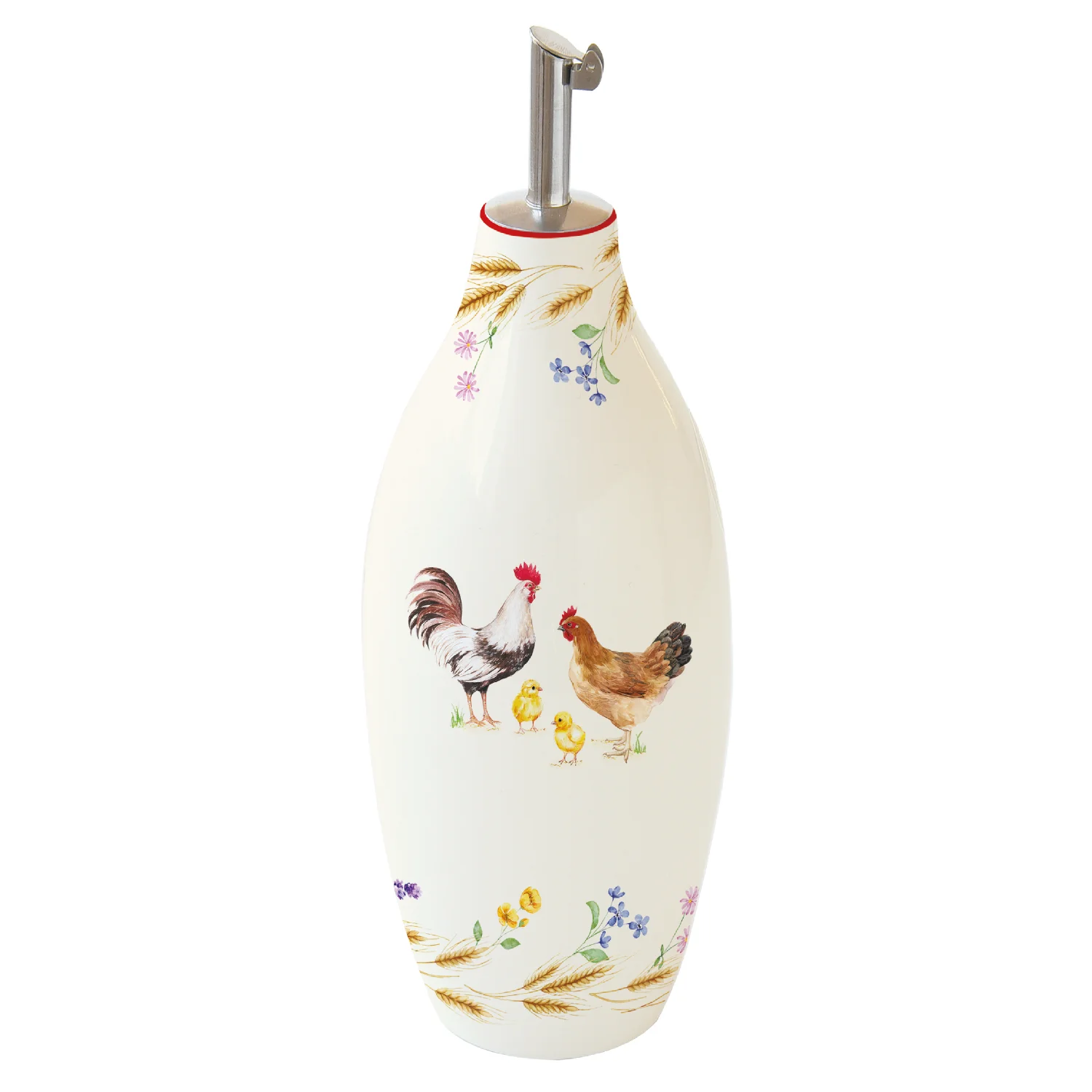 Bottle oil in porcelain 300 ml COUNTRY LIFE