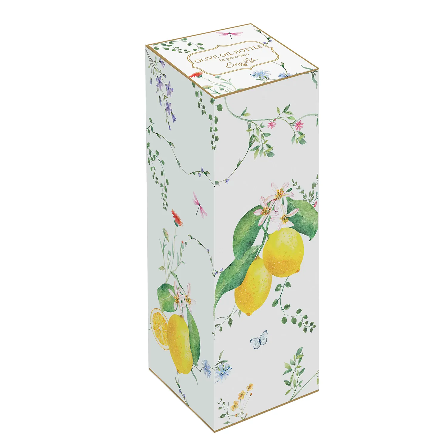 Alternative view of Bottle oil in porcelain 300 ml FLEURS ET CITRONS