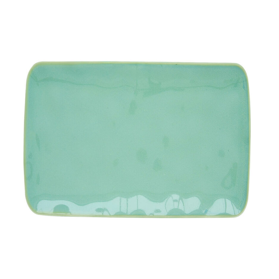 Piatto rettangolare 27x19 cm in porcellana AQUA