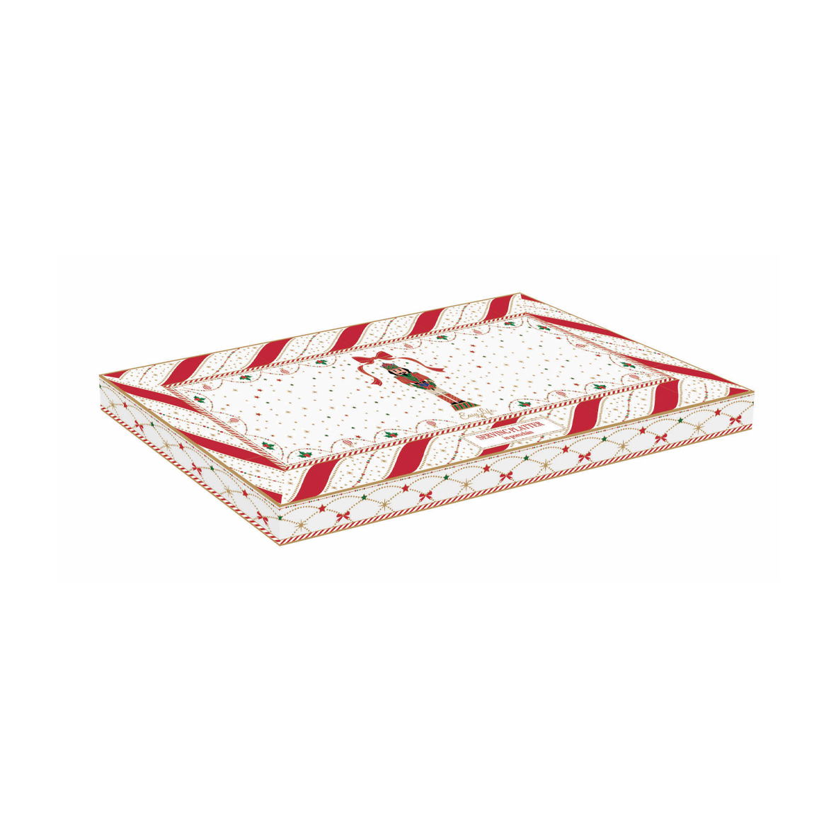 Alternative view of Service de plateau en porcelaine 36 x 16 cm NUTCRACKER TWIST