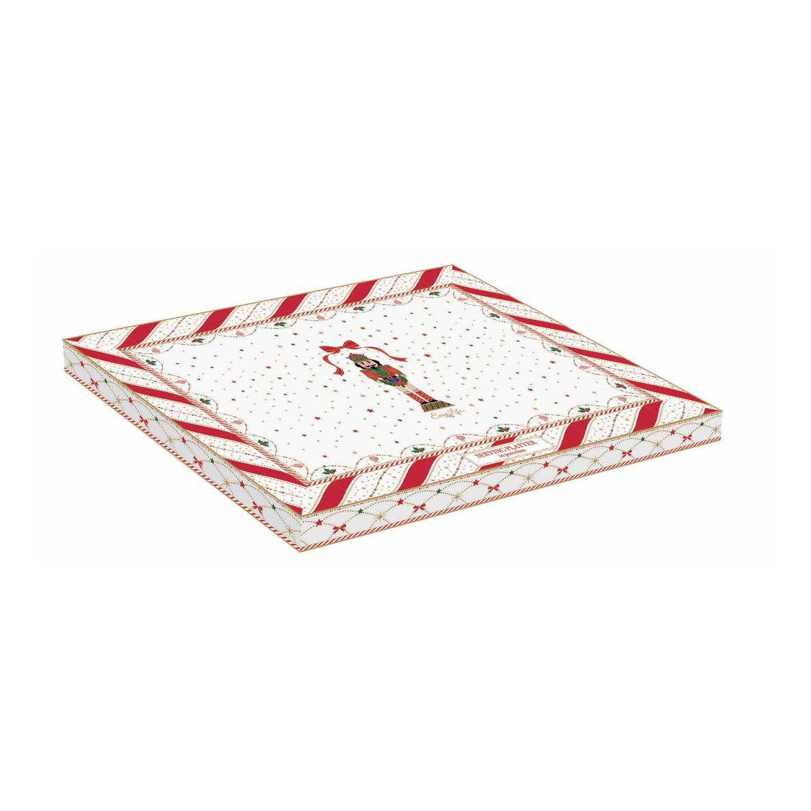 Alternative view of Service de plateau en porcelaine 36 x 24 cm NUTCRACKER TWIST
