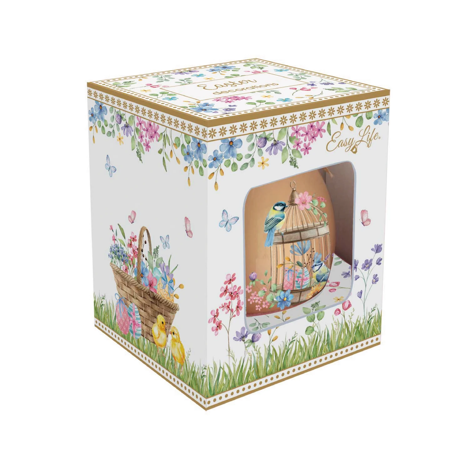 Alternative view of Set of 6 ceramic Easter eggs Ø 4,5 x h 6,5 cm SPRING BLOOM