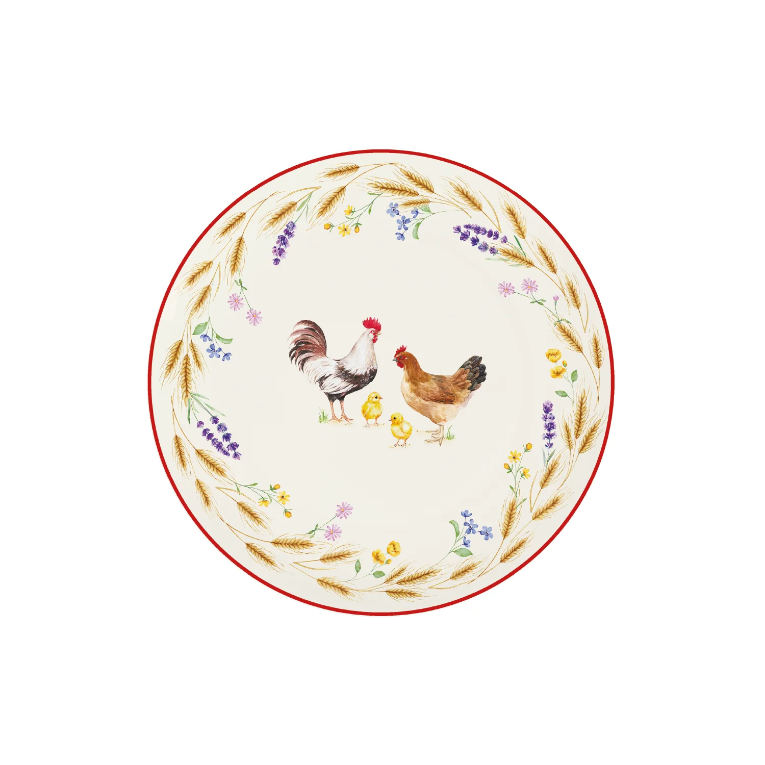 Dessert plate in porcelain Ø 19 cm COUNTRY LIFE