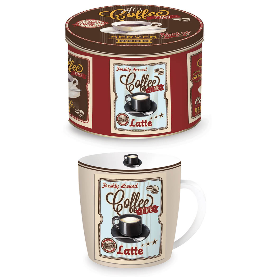 Tazza Da Caffè In Ceramica - Adatta A Microonde E Lavastoviglie - Confezione Regalo