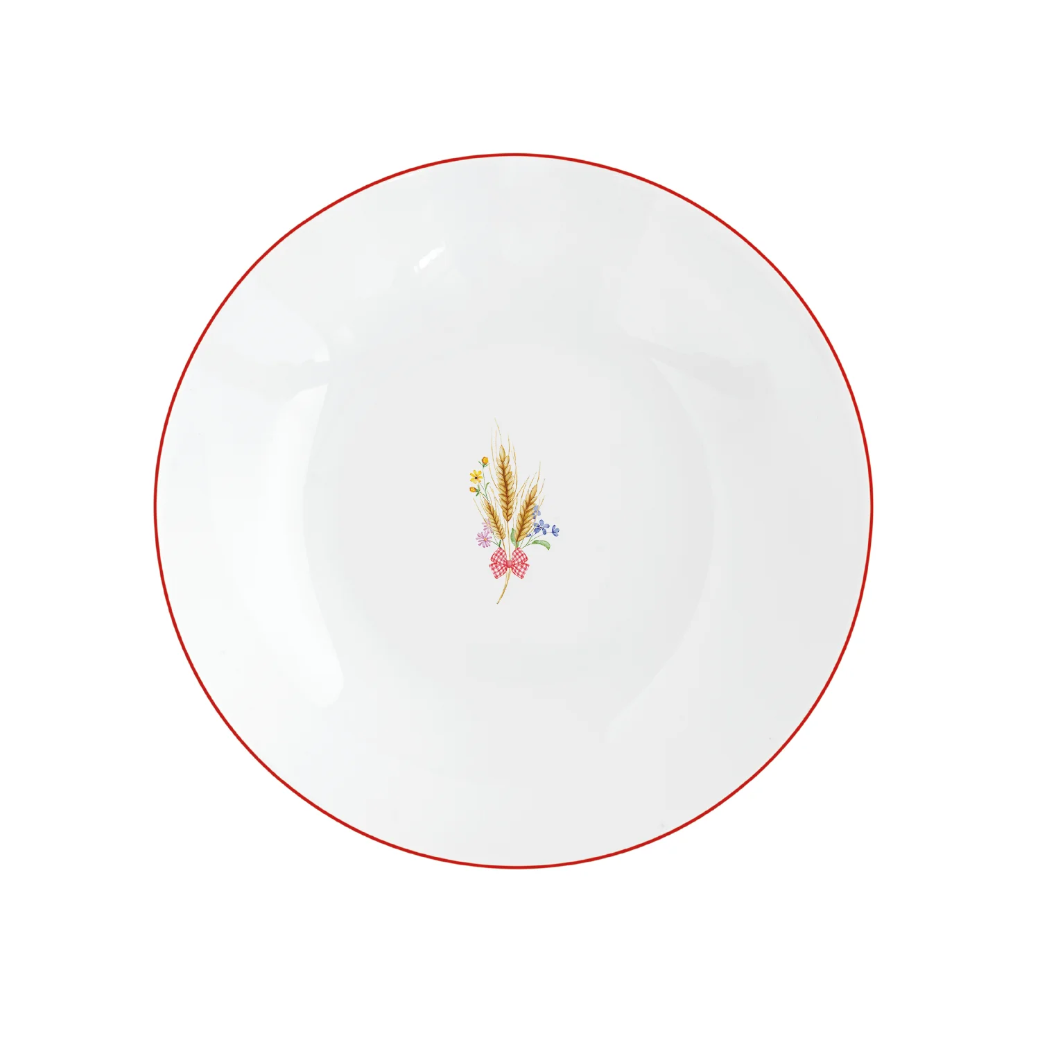 Alternative view of Soup plate in porcelain Ø 20.5 cm COUNTRY LIFE
