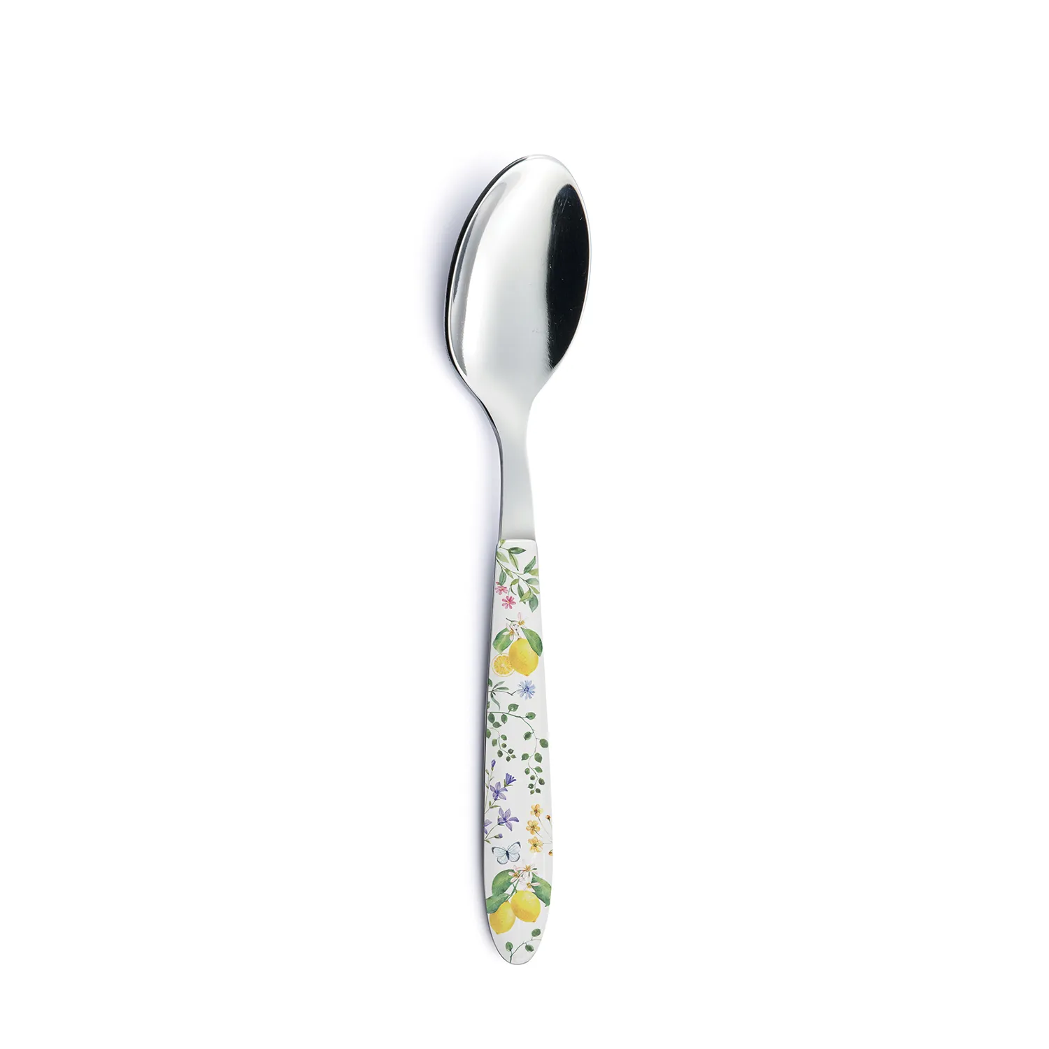 Spoon with decorated handle FLEURS ET CITRONS