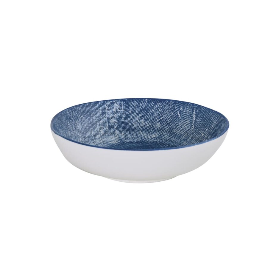 Assiette creuse en porcelaine de Ø 20,5 cm BLUE BREEZE
