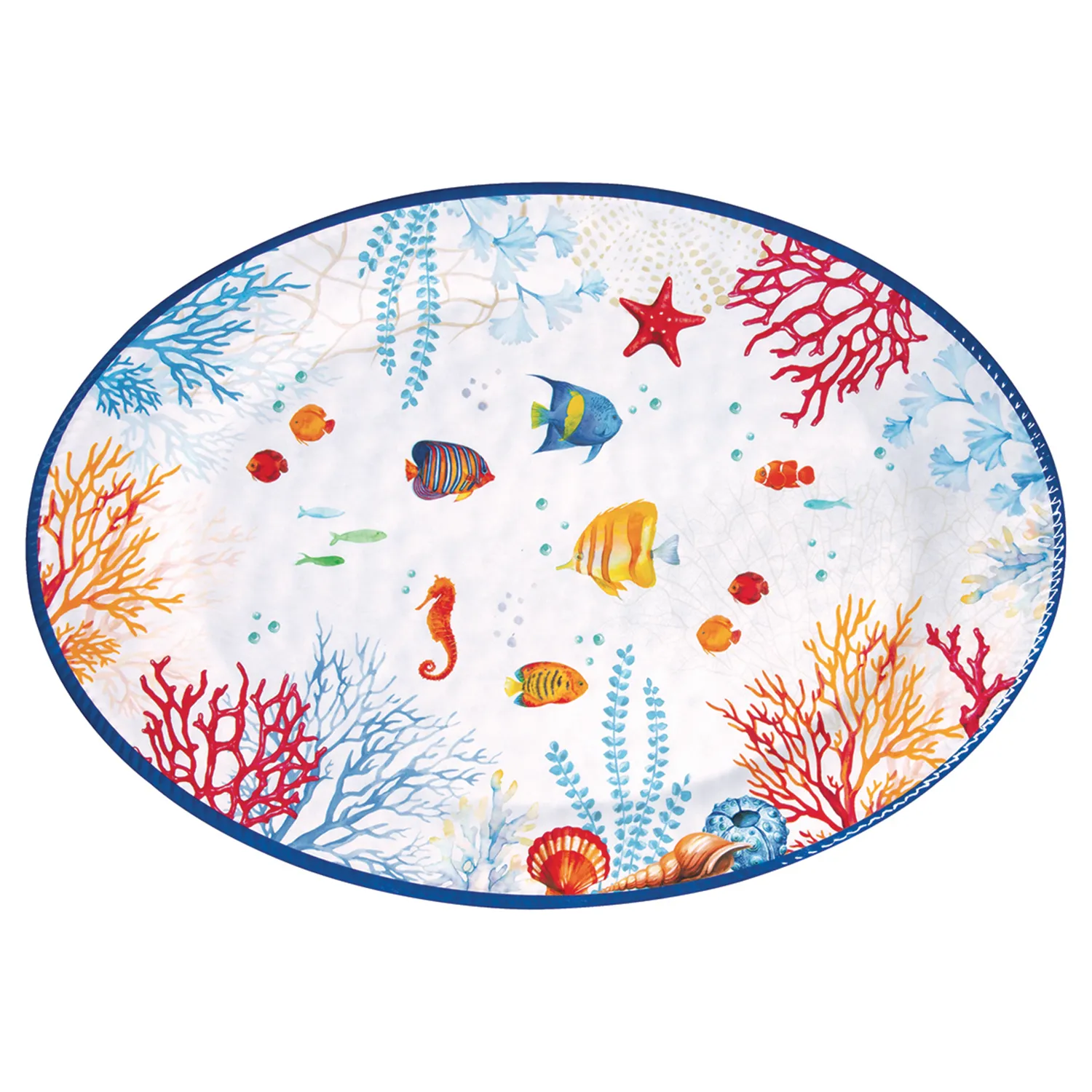 Piatto da portata in melamina 50 x 35,5 cm BORA BORA