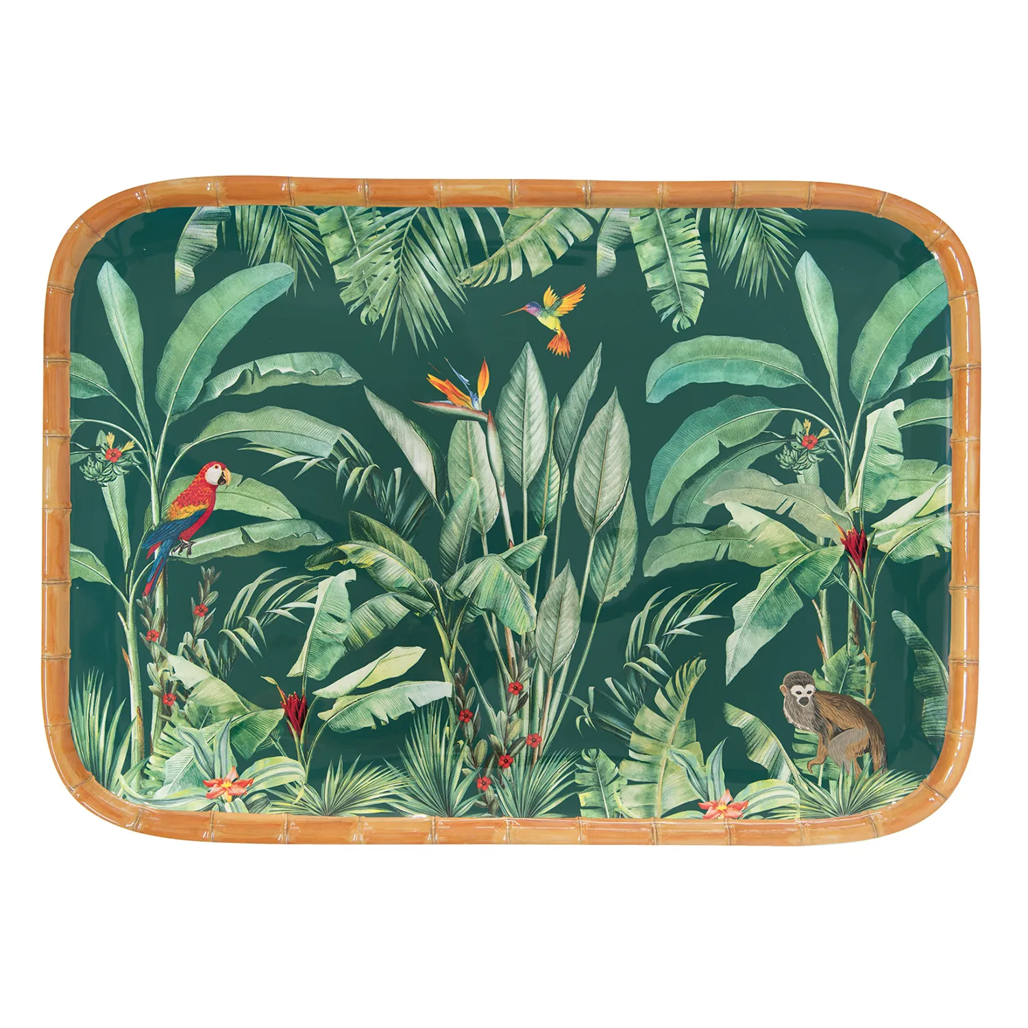 Plat de service en mélamine 45 x 32 cm ZANZIBAR