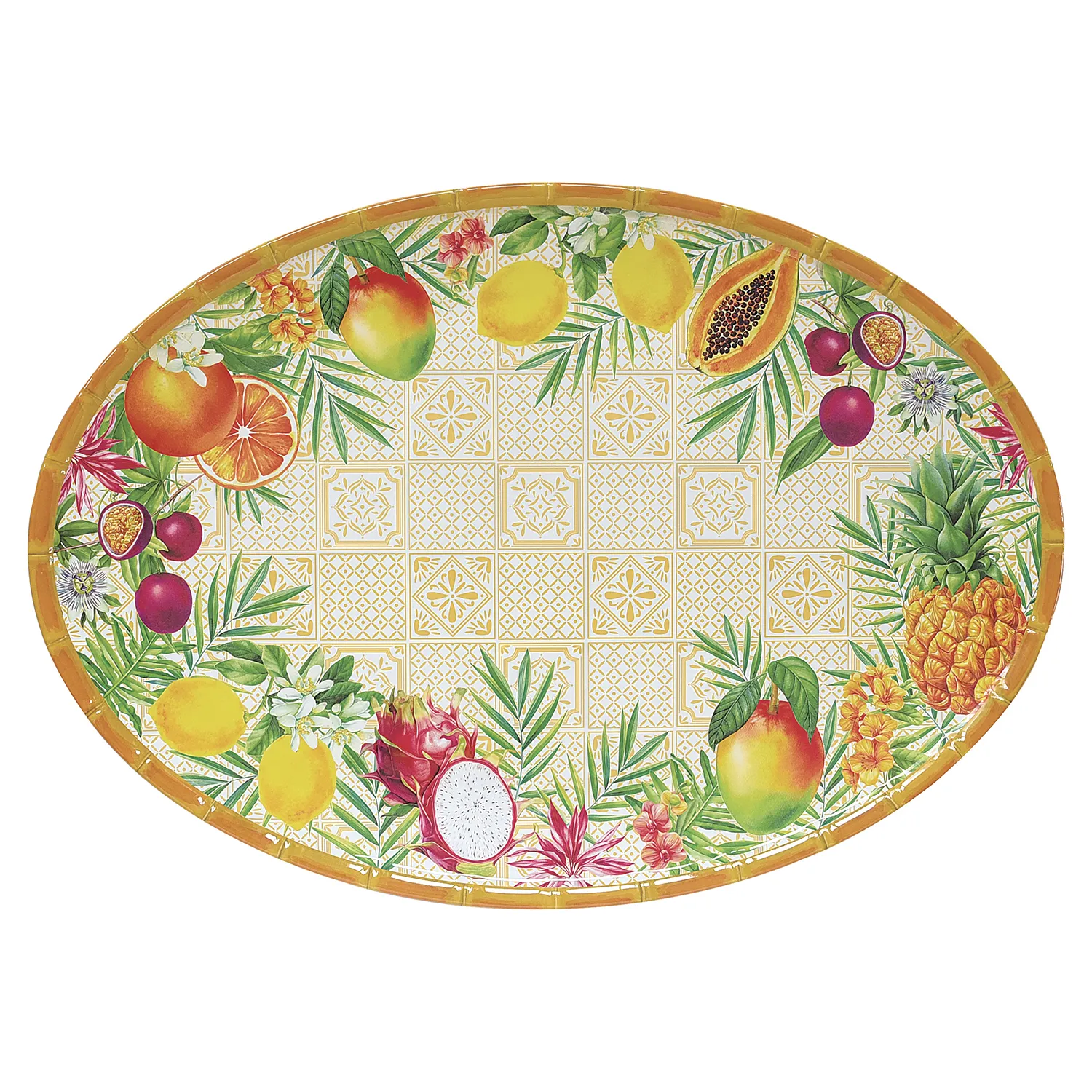 Piatto da portata in melamina 50 x 35 cm PORTO RICO